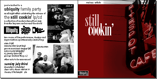 [Still Cookin' record release party]